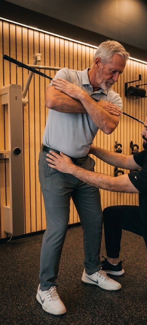 TPI-certified golf performance training at Adjusted Health + Performance in Tinley Park, IL